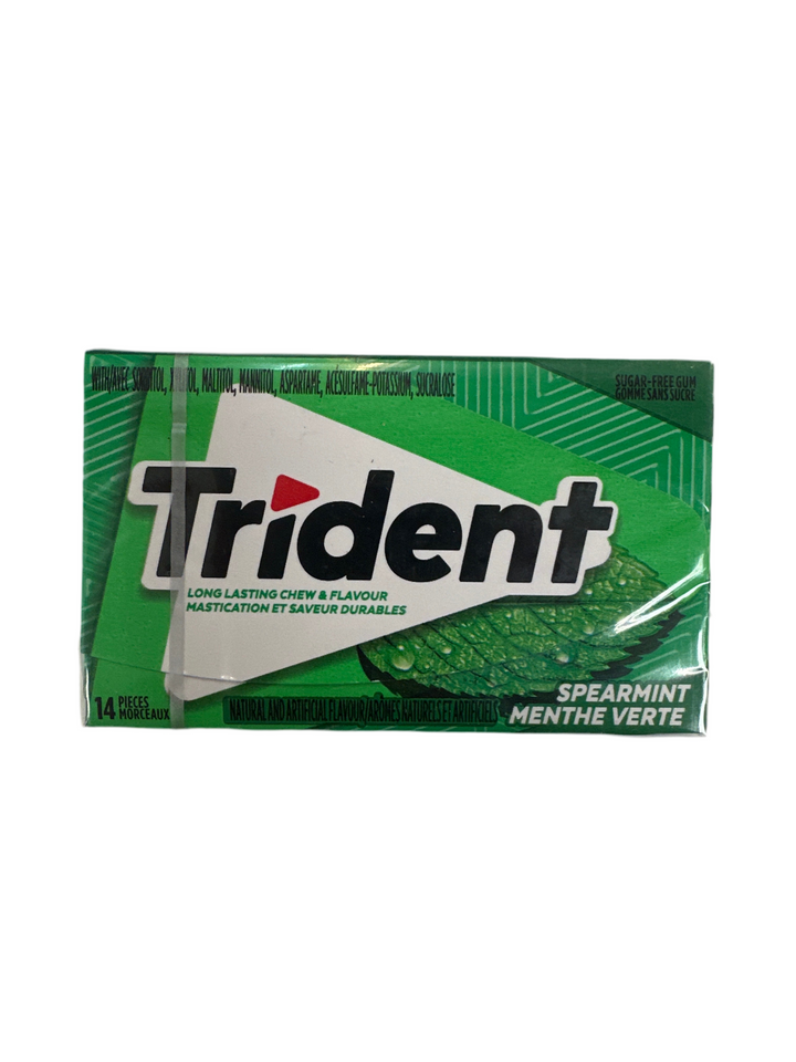 T rident S pearmint 1 4piece/pck