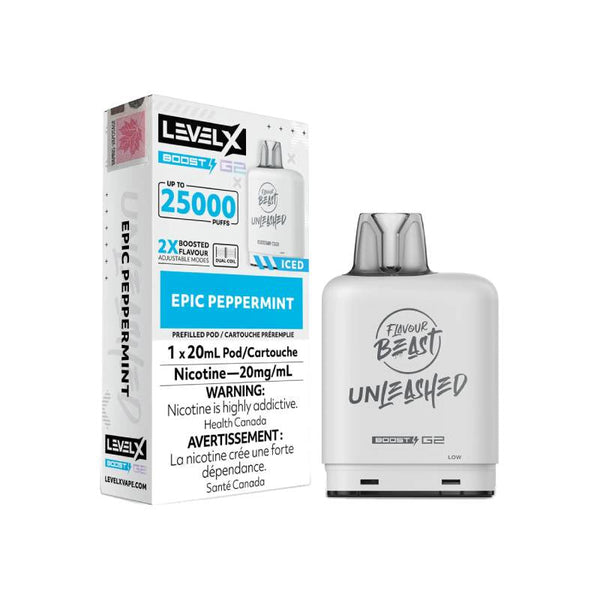 Epic Peppermint Iced LevelX 25K (Without Battery)