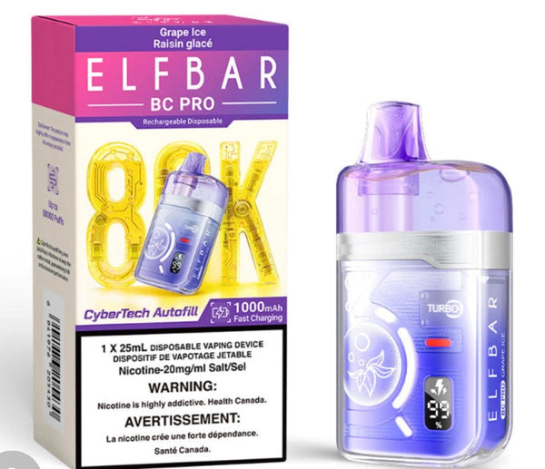 Grape Ice Elfbar 80K BC Pro Edition 20mg 1 x 25ml
