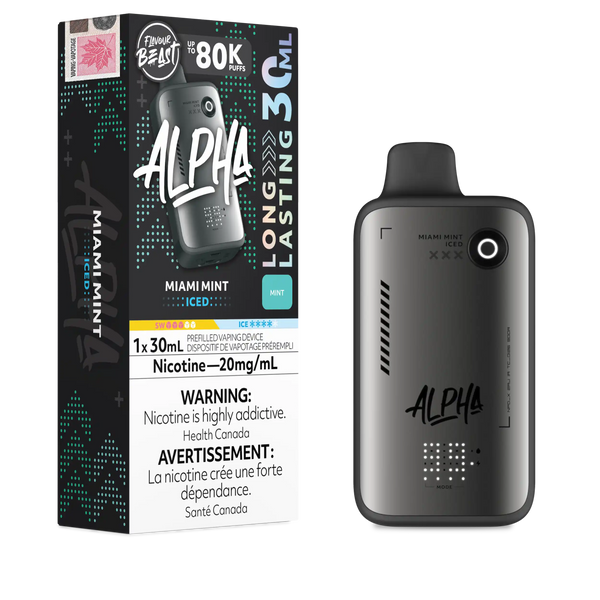 Miami Mint Iced Flavour Beast Alpha 80K 20mg 30ml