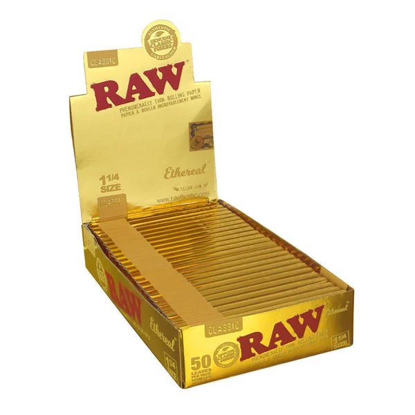 CP-RW-CP1408|Raw Classic - Ethereal Phenomenally, 1 1/4 Thin Rolling Papers