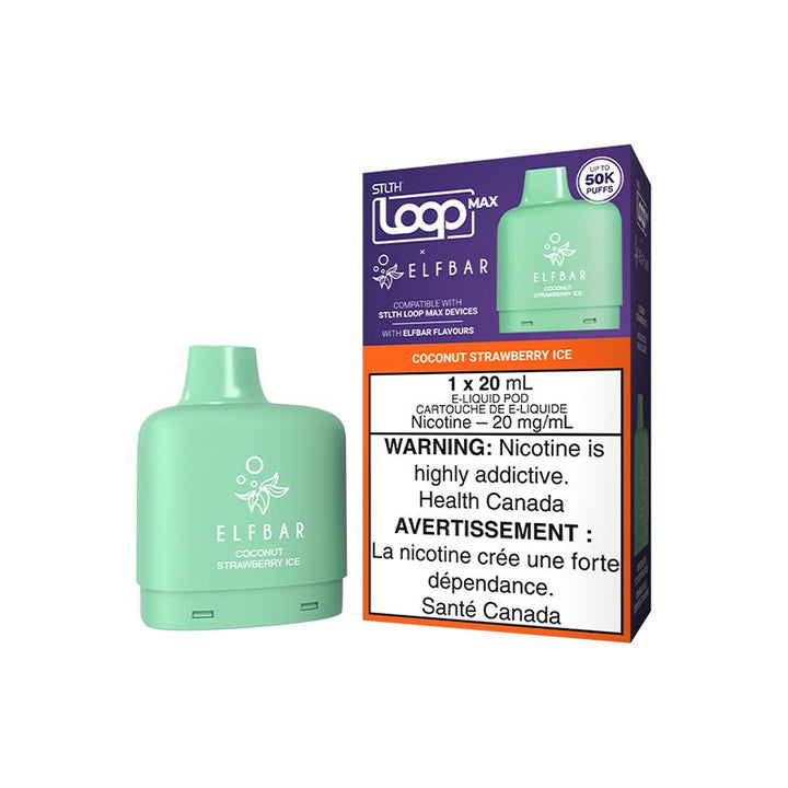 [O] Coconut Strawberry Ice STLTH Loop Max X Elfbar POD 50KO 20mg/ml