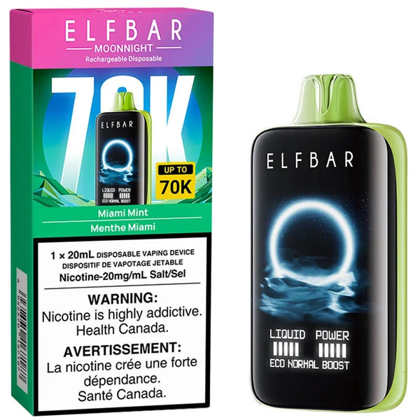 [O] Miami Mint Elfbar 70K MoonNight Edition 20mg 1 x20ml