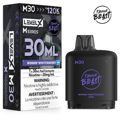 Winnin’ Winterberry Iced Level X Flavour Beast 120K M Series Pod 30ml/20mg (Only Compatible with M Series Battery)