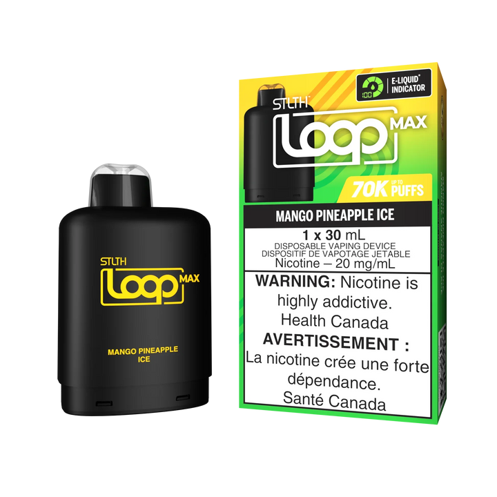 [S] Mango Pineapple Ice STLTH Loop Max POD 70K 20mg 30ml