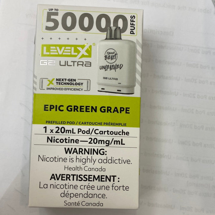 [O] Epic Green Grape LevelX 50KO (Without Battery) sale 6