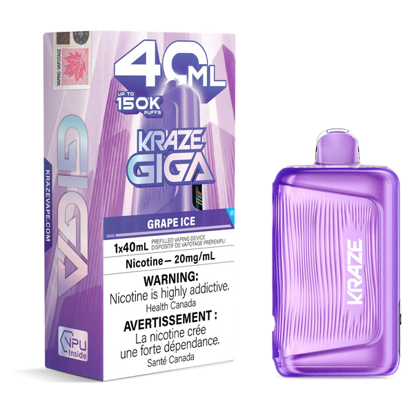 Grape Ice Kraze Giga 150KO 20mg 1*40ml