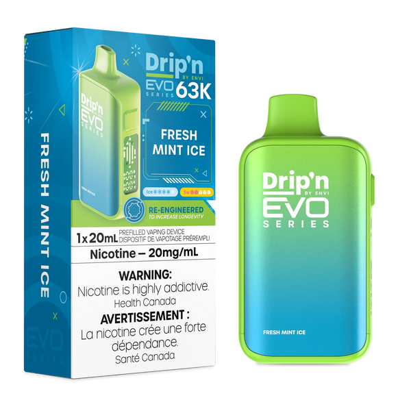 (S) Fresh Mint Ice Drip'n EVO 63kO 20mg/ml 20ml