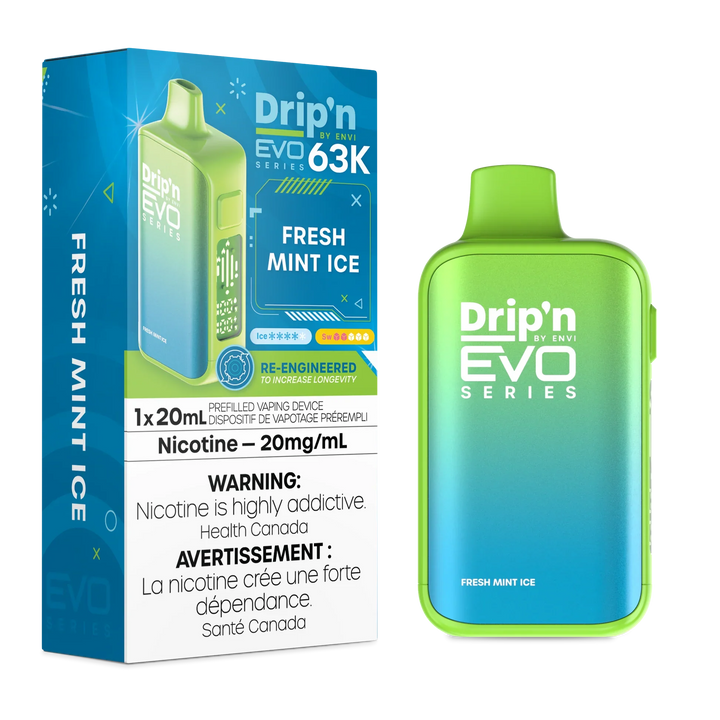 (S) Fresh Mint Ice Drip'n EVO 63kO 20mg/ml 20ml