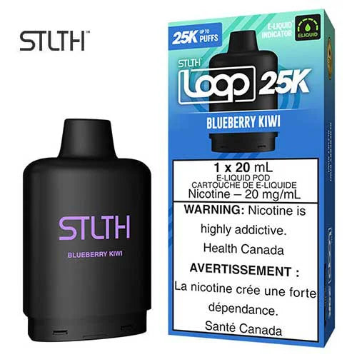 [S] Blueberry Kiwi STLTH Loop 25k 20mg 20ml