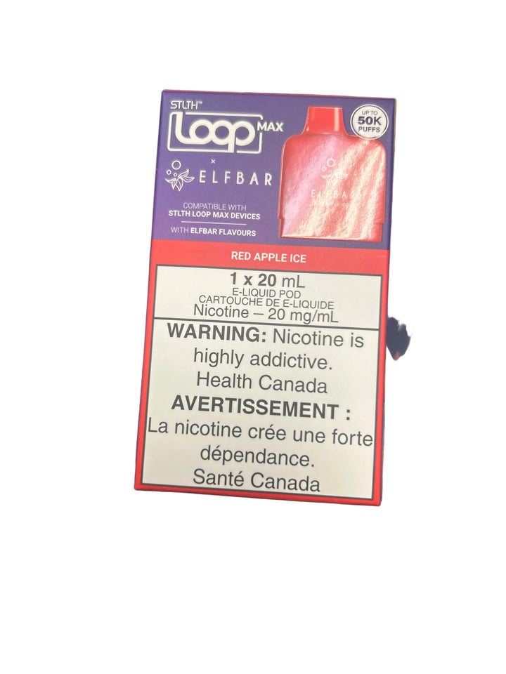 [S] Red apple ice STLTH Loop Max X  Elfbar POD 50K 20mg/ml