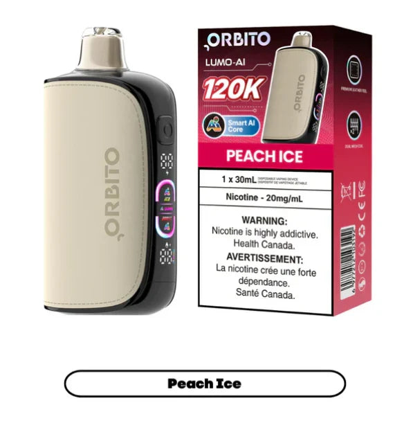 [O] Peach Ice 120k Orbito Lumo AI 20mg 30mI