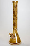 1590| 18" Infyniti Brand Water Pipe with Beaker Base Leaves