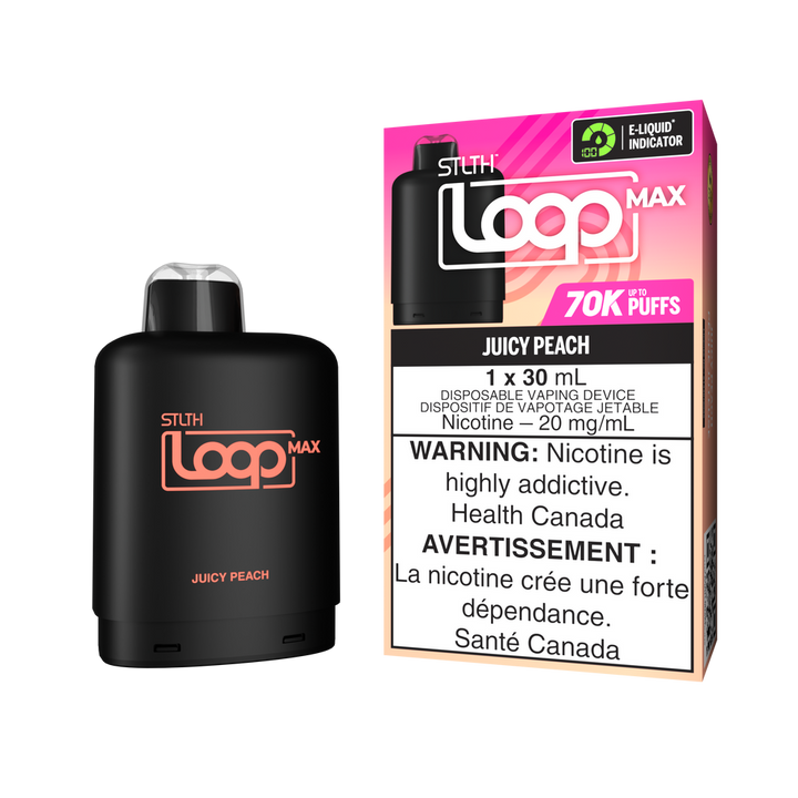 [O] Juicy Peach STLTH Loop Max POD 70K 20mg 30ml