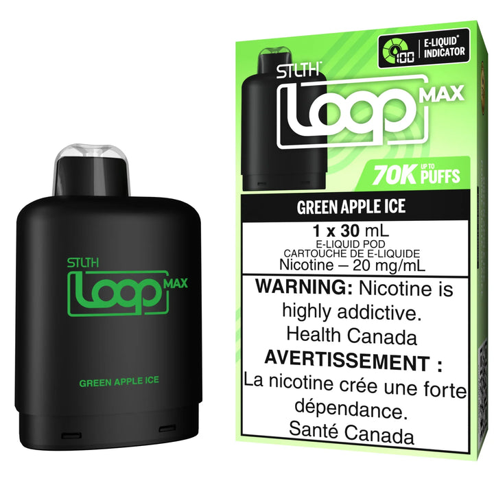 [O] Green Apple ice STLTH Loop Max POD 70KO 20mg 30ml sale 3