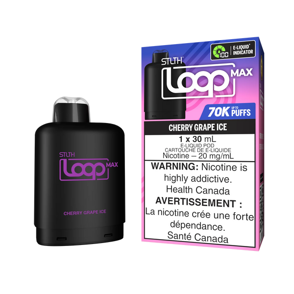 [S] Cherry Grape ice STLTH Loop Max POD 70K 20mg 30ml