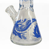 1483| 14 inch Infyniti Brand Water Pipe- Blue Dragon Ice catcher