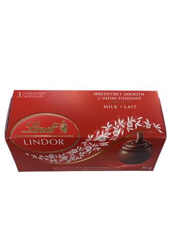 Lindt Lindor Milk 3/piece 36g