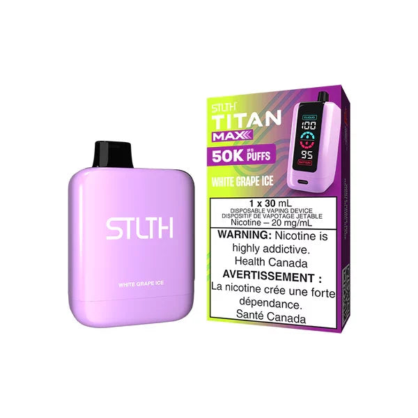 White Grape Ice STLTH Titan Max 50K 20mg 30ml