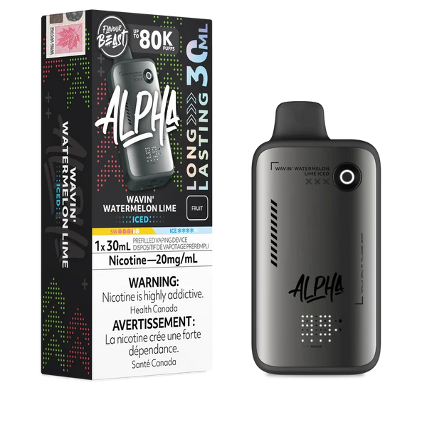 Wavin Watermelon Lime Iced Flavour Beast Alpha 80K 20mg 30ml