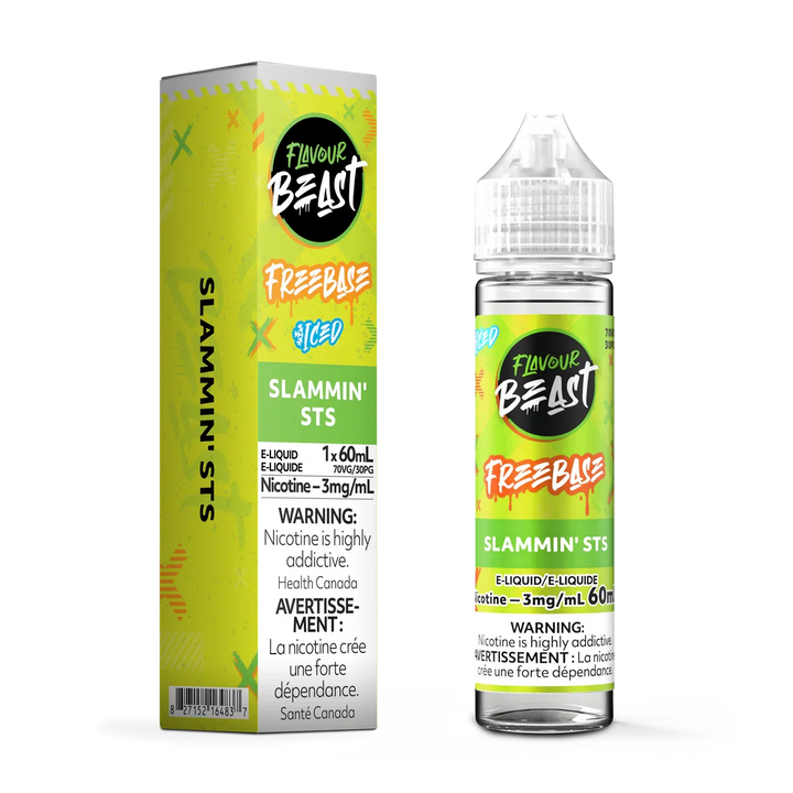 Slammin’ STS Iced Freebase Flavour Beast 3mg 60 ml e -liquid