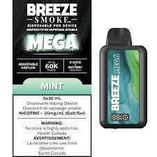 Mint Breeze Smoke Mega 60k 20mg/30ml sale 6