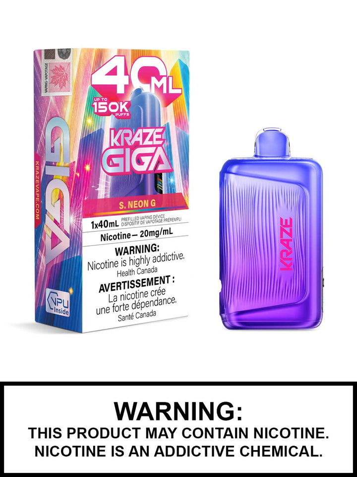(S) S.Neon G Kraze Giga 150K 20mg 1*40ml