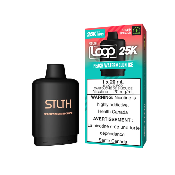 [O] Peach Watermelon Ice STLTH Loop 25kO 20mg 20ml sale