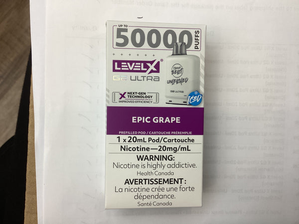 [O] Epic Grape LevelX 50KO (Without Battery) sale 5