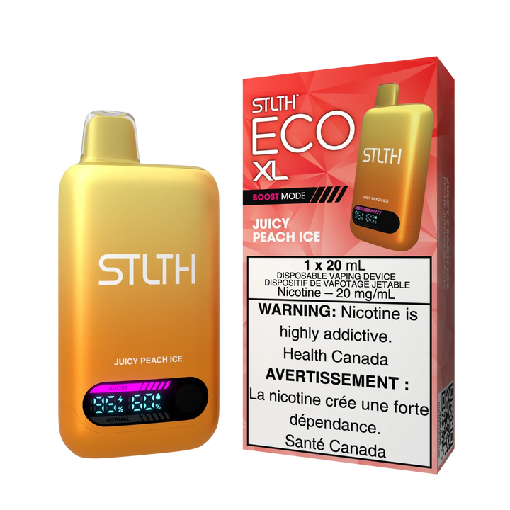 [S] Juicy Peach Ice Stlth Eco XL 5OK 20mg 20ml