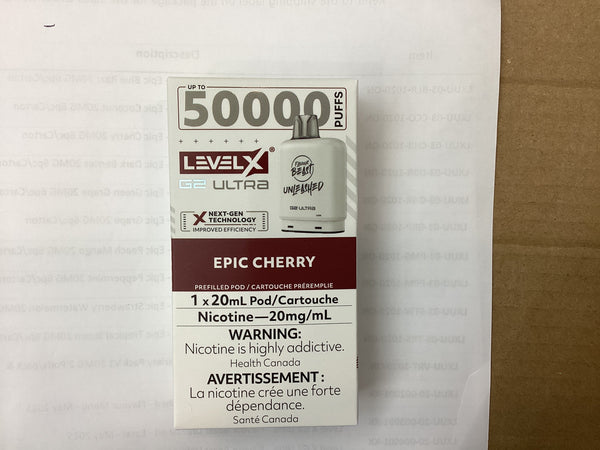 [O] Epic Cherry LevelX 50KO (Without Battery) sale 6