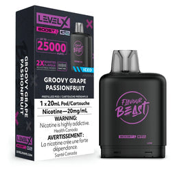 Groovy Grape Passionfruit Iced LevelX G2 25K (Without Battery)