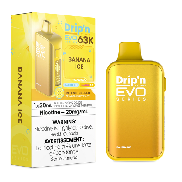(S) Banana Ice Drip'n EVO 63k 20mg/ml 20ml