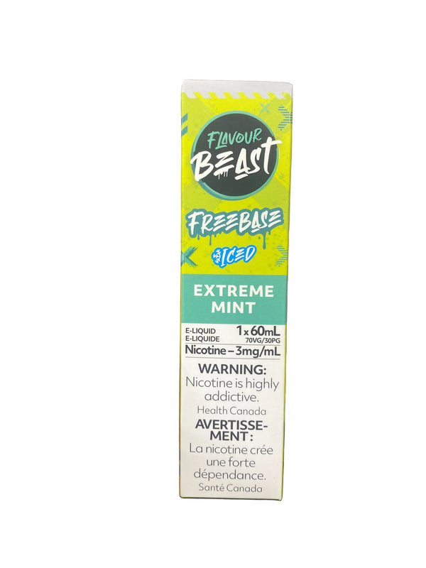Extreme Mint 3mg/60ml freebase Flavour Beast