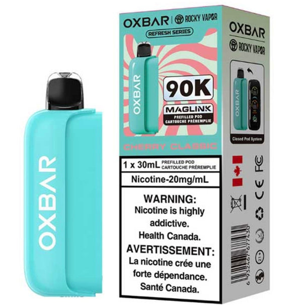 [O] Cherry Classic Oxbar Maglink pre-filled pods Refresh Series 90kO 20mg 30mI