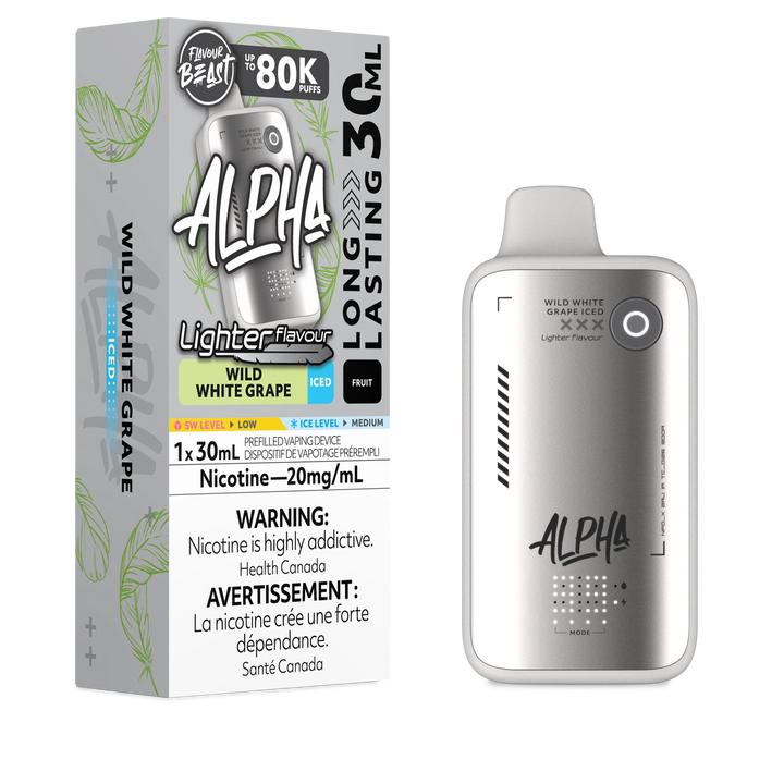 [O] Wild White Grape Flavour Beast Alpha Light Series 80K 20mg 30ml
