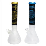 1919| TP-GP-Gp1919| 14" Frosted Water Pipe with Ice Catcher and Beaker Base