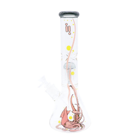 20177 | GP 2017 14" Untamed Collection, Pink Squid 12 Arm Perk, Ice Catcher Waterpipe