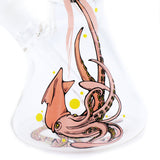 20177 | GP 2017 14" Untamed Collection, Pink Squid 12 Arm Perk, Ice Catcher Waterpipe