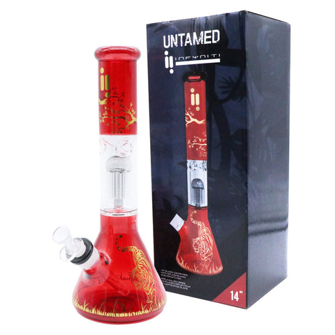 1880 | GP 2019 14" UNTAMED COLLECTION, TIGER 12 ARM TREE PERK, ICE CATCHER WATERPIPE