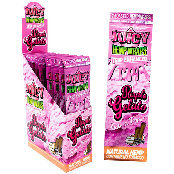 Juicy Jay Hemp Wraps Purple Gelato