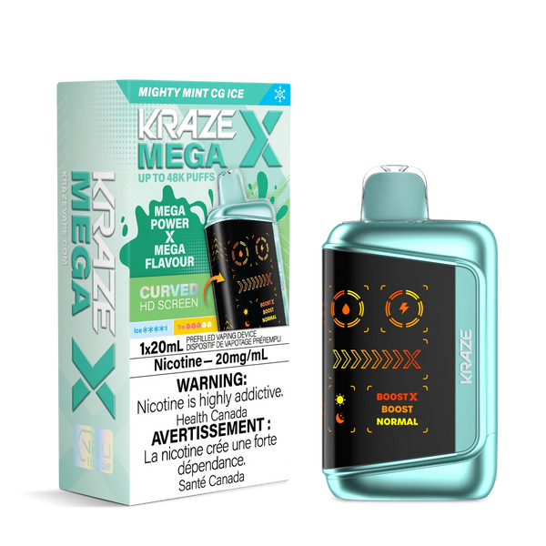 (O) Mighty mint CG ice Kraze mega X 48kO 20ml