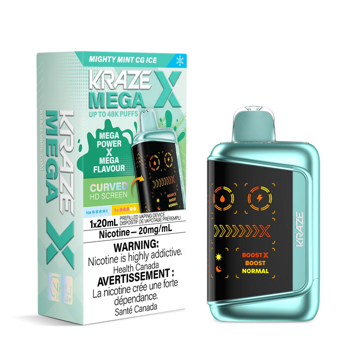 (O) Mighty mint CG ice Kraze mega X 48kO 20ml