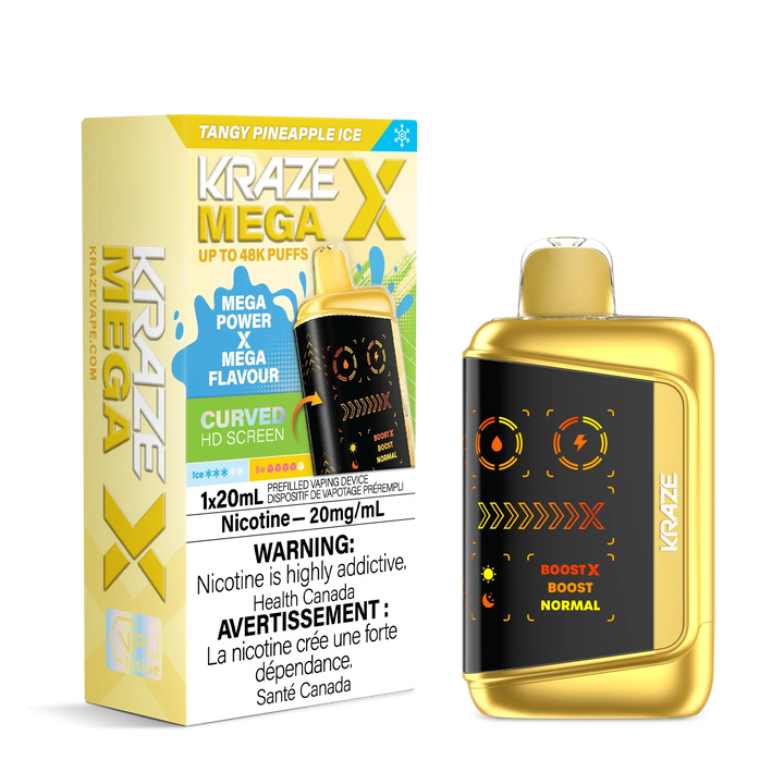 (O) Tangy pineapple ice Kraze mega X 48kO 20ml