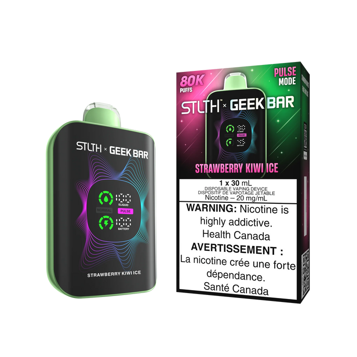 [O] Strawberry kiwi Ice STLTHXGeekbar 80kO 20mg 30ml