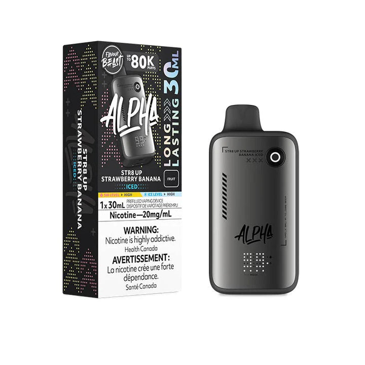 [S] STR8 UP Strawberry Banana Flavour Beast Alpha 80k 20mg 30ml