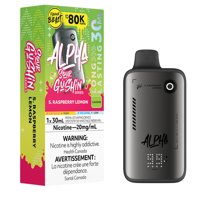 [S] S. Raspberry Lemon Flavour Beast Alpha 80k 20mg 30ml