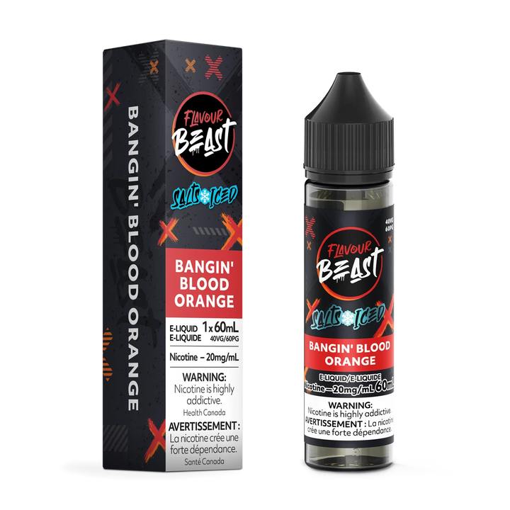 [S] Blood Orange Iced Flavour Beast 20mg 60ml E-Liquid