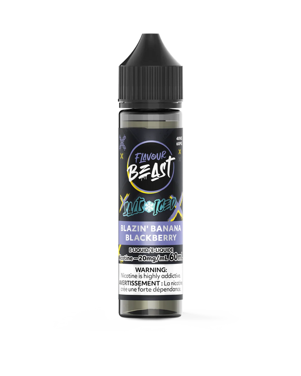 [S] Blazin Banana Blackberry Flavour Beast 20mg 60ml E-Liquid