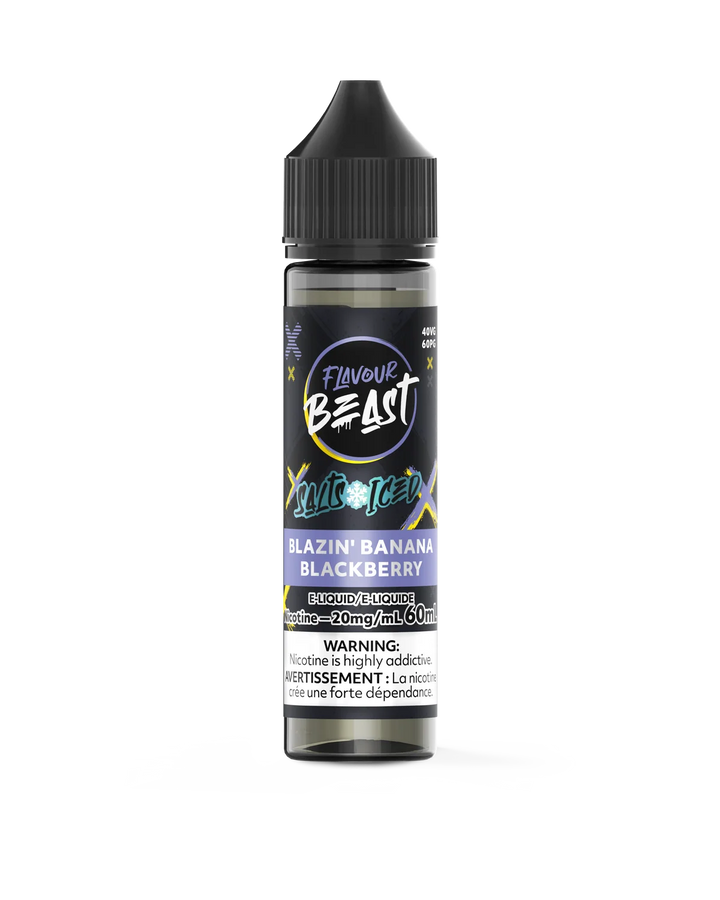 [S] Blazin Banana Blackberry Flavour Beast 20mg 60ml E-Liquid